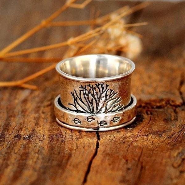 Tree of Life Spinner Meditation Ring - Image 5