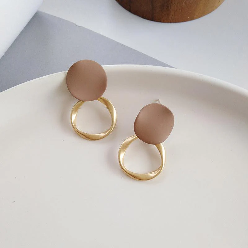 Braun Plated Earrings in Gold - Image 2