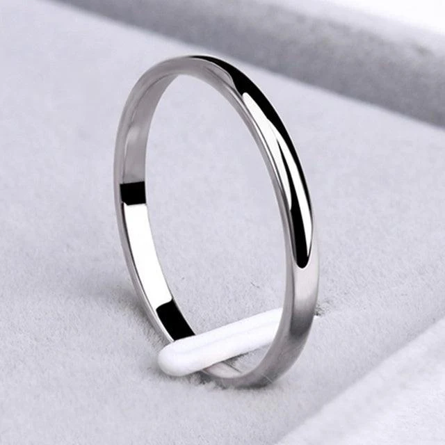 Simple ring made of gold and silver - Image 3