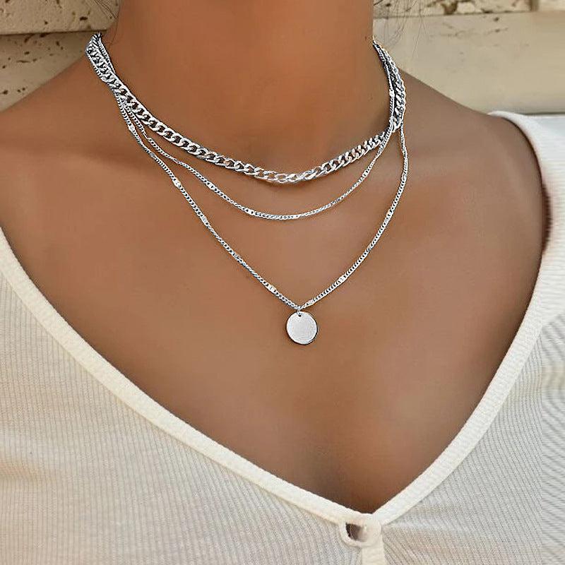 Gold and Silver Plated Necklace - Image 4