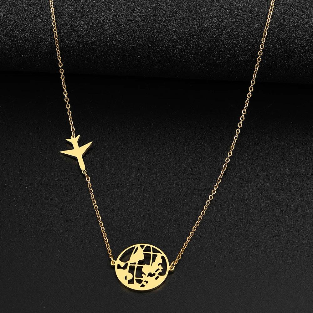 Golden Travel Necklace - Image 2