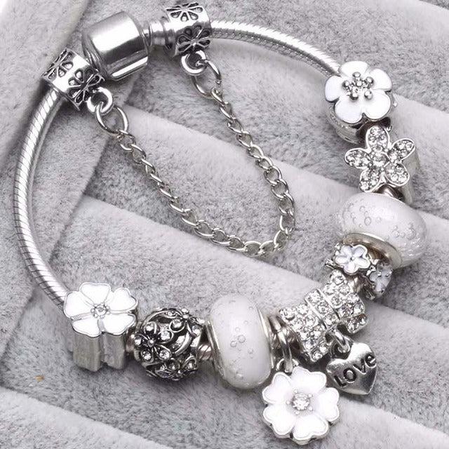 Gray Vintage Silver Bracelets - Image 2