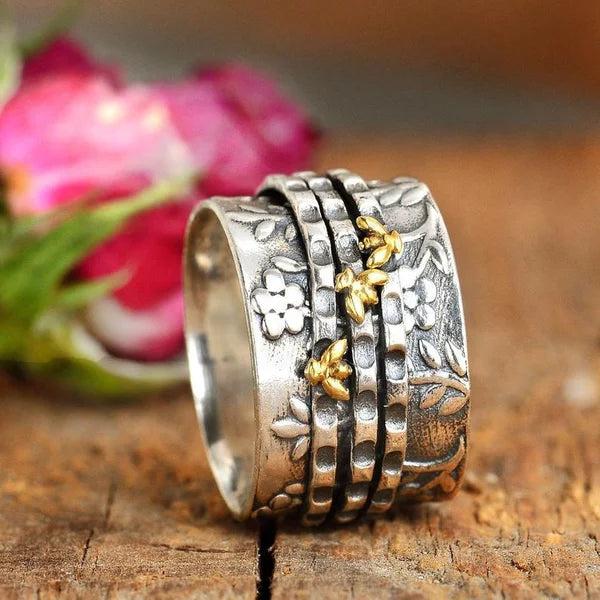 Small Bee Blossom Ring - Image 2