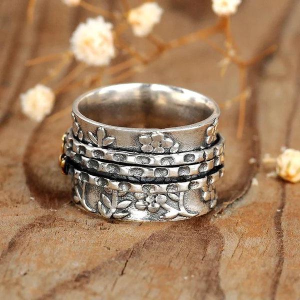 Small Bee Blossom Ring - Image 3
