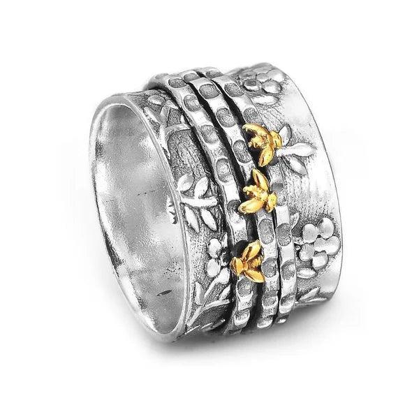 Small Bee Blossom Ring - Image 4