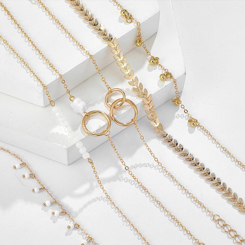 Pack of Boho Bracelets in Gold - Image 3