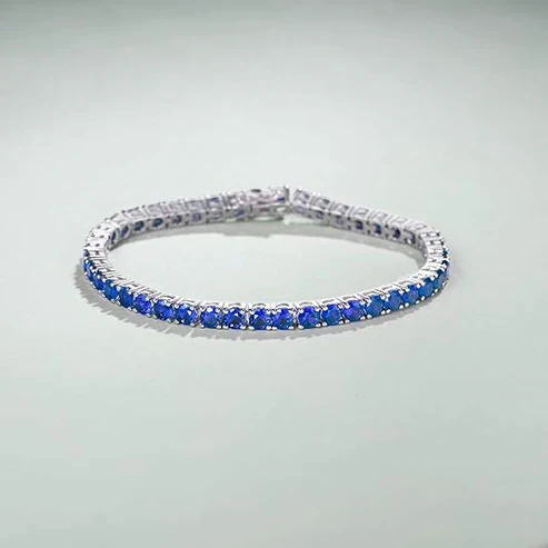 Sapphire Tennis Bracelet - Image 3
