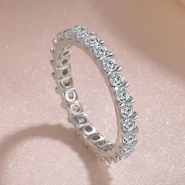 Silver Ring with Zirconia Inlay - Image 2