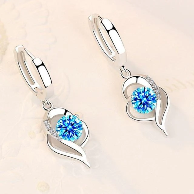Silver Zirconia Earrings - Image 2