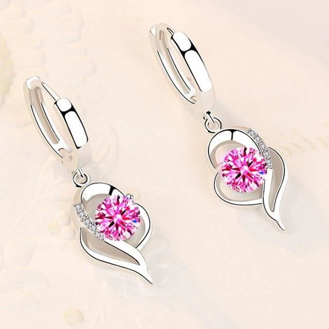 Silver Zirconia Earrings - Image 3