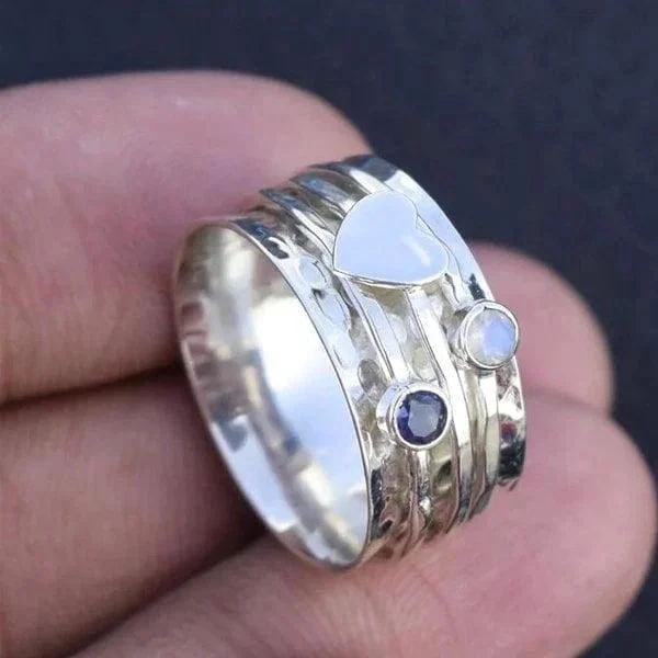 Spinner Heart Ring - Image 2