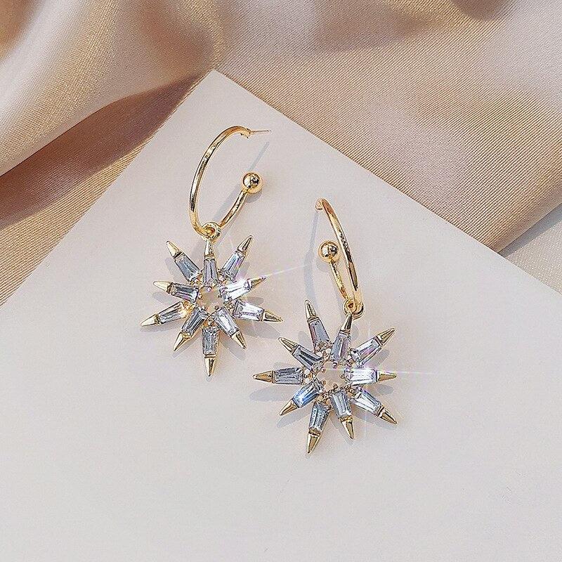 Star Earrings in Gold and Silver - Image 3