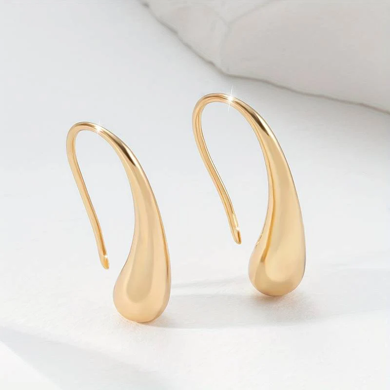 Vintage Gold Earrings "Drop