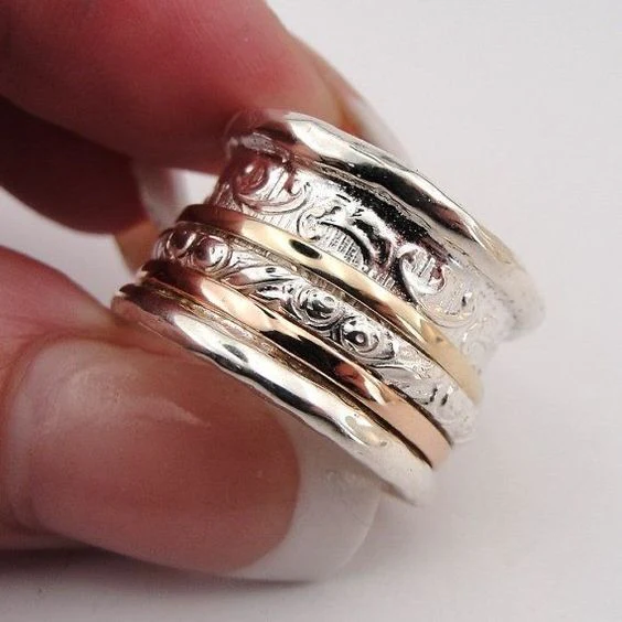 Vintage Gold and Silver Ring