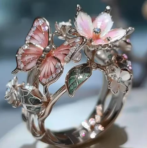 Vintage Golden Prifddinas Floral Ring - Image 10