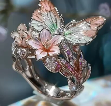 Vintage Golden Prifddinas Floral Ring - Image 3
