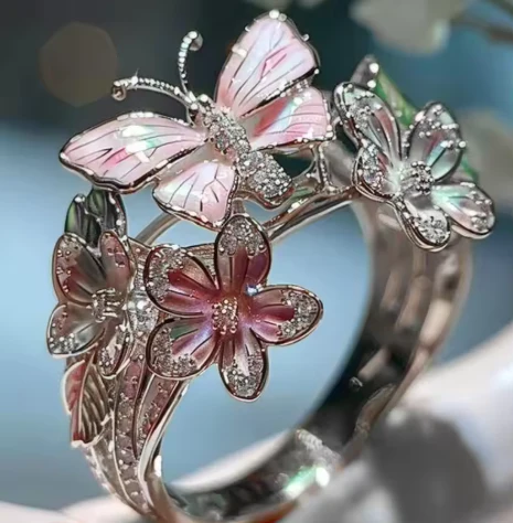 Vintage Golden Prifddinas Floral Ring - Image 8