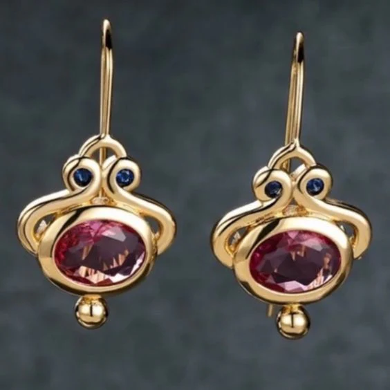 Vintage Rose Gold Earrings